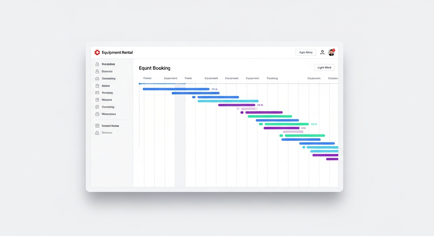 Интерфейс Shift Box CRM — учет аренды и бронирование